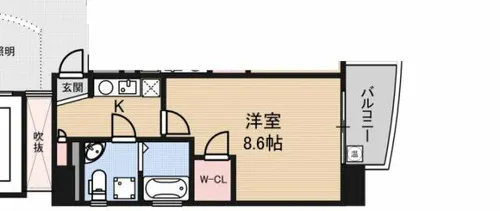 セレニテ日本橋EST【3階】の間取り