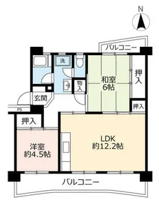 URひよどり台【1270201号室】の間取り
