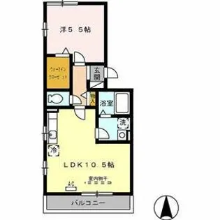 エスポアール【3階】の間取り