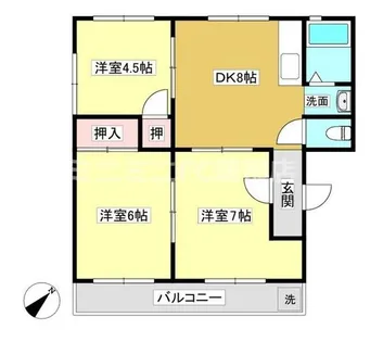 Rinascente M【301号室】の間取り
