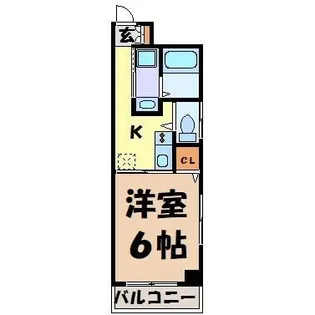 第六加藤ビル【5階】の間取り