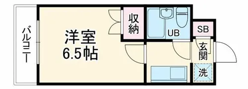 第17長栄シャルマン四条大宮壱番館【3階】の間取り