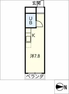 メゾン車道【4階】の間取り