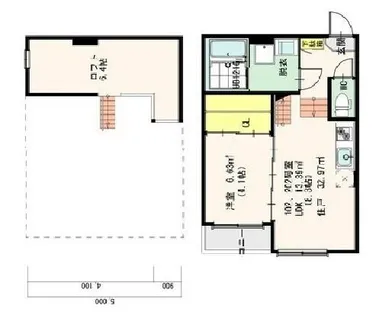 Merveille【202号室】の間取り
