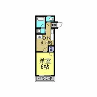 パークヒルズ東海【304号室】の間取り