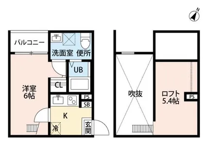 MERMAID GARDEN【2階】の間取り