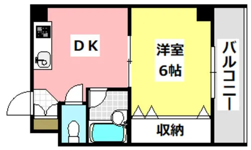 クリスタルシャトー【1階】の間取り