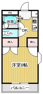 丸七コーポ NO.3【505号室】の間取り