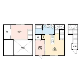 ESPRESSO小牧【2A号室】の間取り