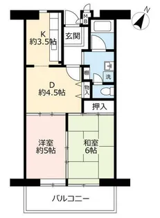 URリバーサイドさぎす【0020210号室】の間取り