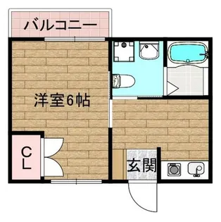 明輝春日マンション【2階】の間取り