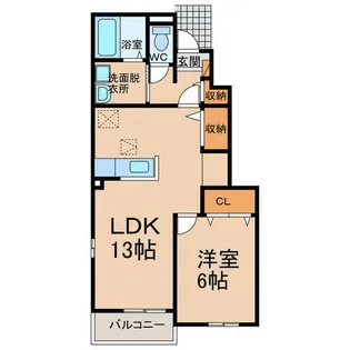 桜梅桃李Ⅲ【1階】の間取り