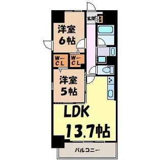 シュトルツ栄【8階】の間取り