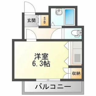 ハイツジェイワイ【2階】の間取り