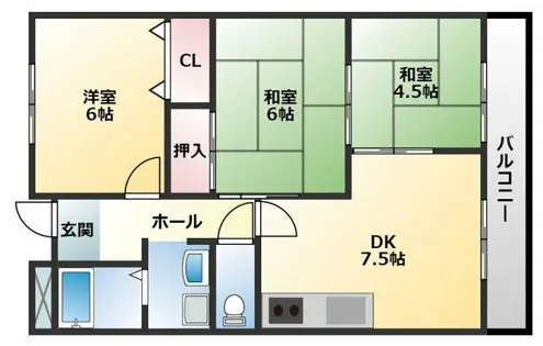 松岡マンションⅡ【2階】の間取り