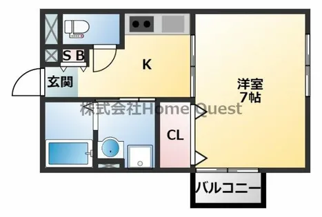アミティエ山本【2階】の間取り