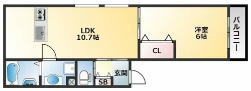 clear植松【1階】の間取り