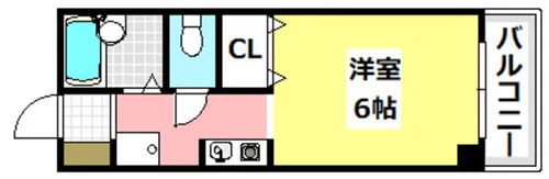 1Kの間取り画像