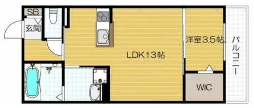 Casa Branche【1階】の間取り