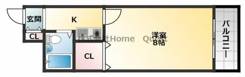 サンベールクワノ【3階】の間取り