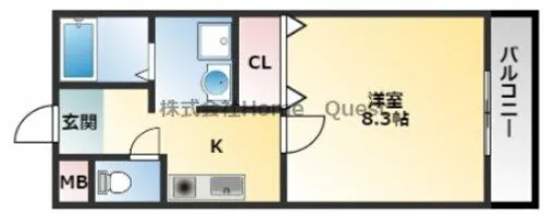 エルフローラ【1階】の間取り
