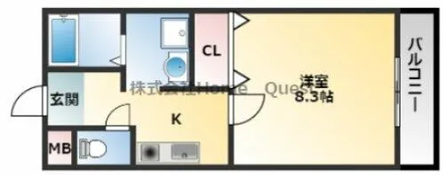 エルフローラ【1階】の間取り
