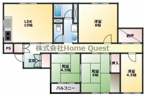 第2藤幸マンション【101号室】の間取り