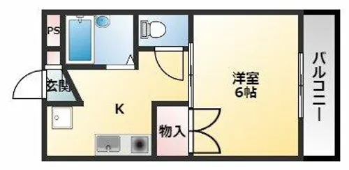 セントユース【302号室】の間取り