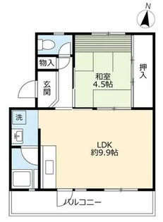 URひよどり台【1250403号室】の間取り