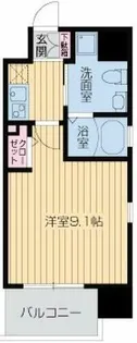 レジディア谷町【14階】の間取り