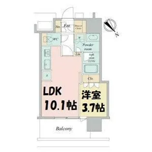 NAGOYA the TOWER【4階】の間取り