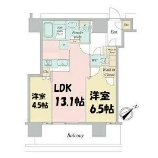 NAGOYA the TOWER【9階】の間取り