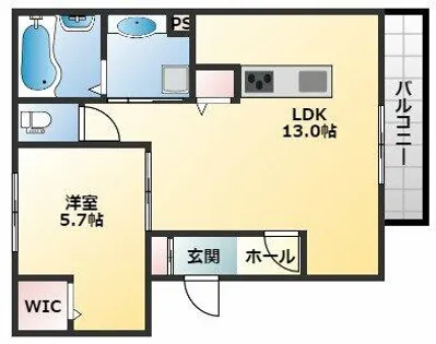 カーサリバティバランスセカンド【2階】の間取り