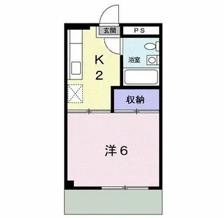 光ハイツ・杉本【2階】の間取り