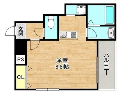 CEREZA都島【7階】の間取り