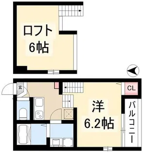 ハーモニーテラス野田Ⅲ【2階】の間取り