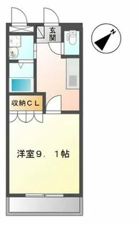 サンハイツ折坂【1階】の間取り