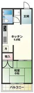 ライフタウン山口【202号室】の間取り