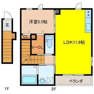 マウハウス【2階】の間取り