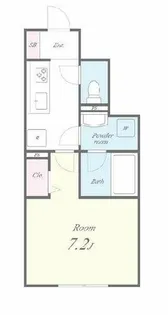 ポートパレス東海通【1階】の間取り