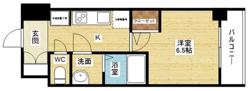 ブランシエスタ加島【4階】の間取り