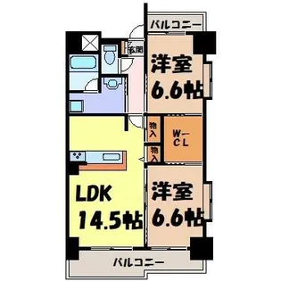 Hill Palace IKAI【4階】の間取り
