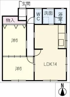 ポートビュー【1階】の間取り