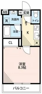 フォレストリオ【2階】の間取り
