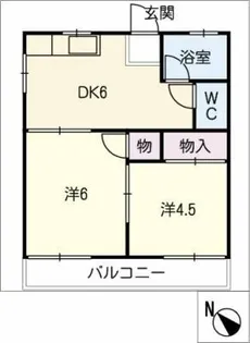 コーポ松本【2階】の間取り
