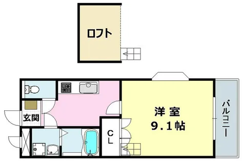 ラディアント【301号室】の間取り