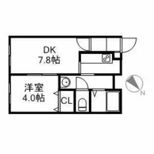 アンデス麻生【201号室】の間取り