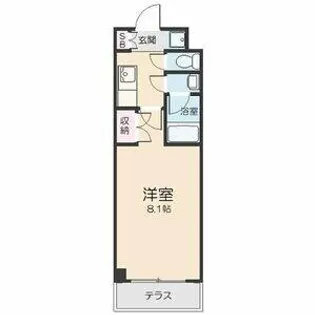 グリーンヴィレッジ名東【1階】の間取り