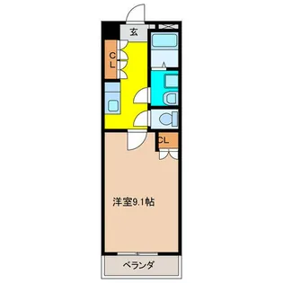 エスポアール クレア【2階】の間取り