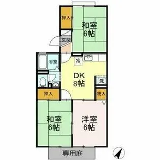 セジュール豊栄 A【1階】の間取り